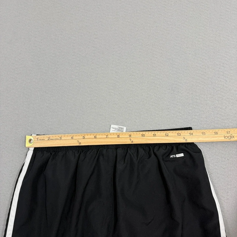Vintage Adidas Windbreaker Track Pants Size Medium Black White Striped y2k 2000s